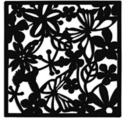 Raumteiler Bildschirm,Raumteiler Hängend 20 stücke hängende screen kreative tv einstellung wandkunst papierschnitt sitzung zimmer porch partition faltungsbildschirm Raumteiler Partition ( Color : Blac