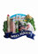 Insel Ruegen Deutschland Kühlschrank Magnet Reise Souvenir Kühlschrank Dekoration 3D Magnetaufkleber Handbemalt Bastelkollektion