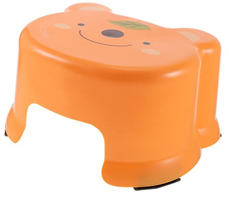 Veemoon Cartoon Tritthocker Rutschfestem Stabiler Schrittstuhl Für Mädchen Töpfchen-Training Für Erreichen Von Waschbecken Leicht Und Platzsparend