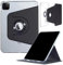 Funda para iPad Pro de 11 Pulgadas, Funda para iPad Air 5th 2022 4th 2020 de 11.9 Pulgadas, Funda Inteligente magnética Desmontable DMaos Delgada, Soporte Plegable, rotación de 360°, Color Negro