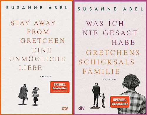 Susanne Abel Band 1+2 im Taschenbuch Set | Stay away from Gretchen + Was ich nie gesagt habe plus ein extra Lesezeichenset