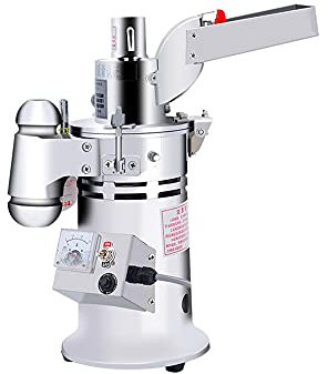 Molinillo de Cereales eléctrico de 1800 W, máquina de molienda de Granos de Acero Inoxidable, máquina de Polvo de Granos para Varias Hierbas de Molino de Especias, CE/FCC/CCC/PSE