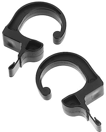SUPVOX 2pcs Multi-Function Car Rear Seat Hook Trunk Hook Umbrella Clip for Efficient Storage of Groceries Handbags and More