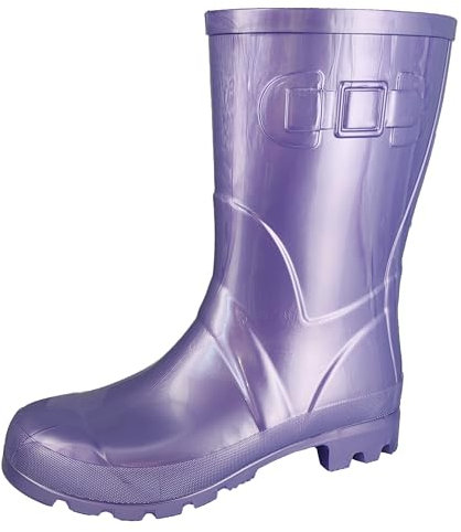 Beck Glossy, Stivali in Gomma Unisex-Adulto, Metallo Porpora, 37 EU