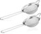 Set di 2 colino da cucina, in acciaio inox 304, a maglia fine, in acciaio inox, per quinoa, setaccio, verdure, frutta, tè, zucchero a velo (2)