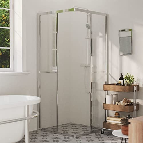 LAPOOH ESG Shower Cabin, 80 x 80 x 180 cm, Shower Cabin, Shower Cabin, Complete Shower Cabin, 150758