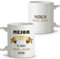 LolaPix Detalles para regalar. Taza personalizada. Tazas de cafe. Regalo compañera trabajo. Detalles compañeros de trabajo. Taza cerámica 330 ml.