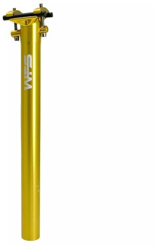 WFS Lightweight Alloy One Piece Seatpost, 30.9 X 350mm, Gold,WS3048-N