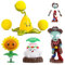 4pcs Plants and Zombies Toys Action Figures Zombies PVZ Toys Set Plants Toys PVC,Peashooter and Zombies vs Shooting Toys,Great Gifts for Kids and Fans,Birthday and Christmas Party