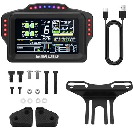 DV480 PRO Dashboard SIM Racing Dash Display avec écran 5 pour simulation de jeux de course accessoires
