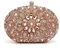 YUEZHAN Abendtasche Damen Clutch Damen Clutch Abend Tasche Hochzeit Kristall Damen Handy Tasche Geldbörse Für Party Qualität Geschenk Ym3108Champagn