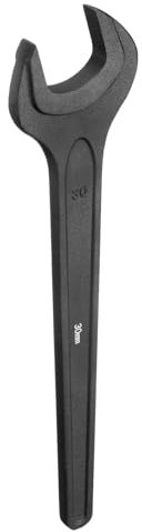 sourcing map Single Open Ended Spanner Wrench, 30mm, Thicken CR-V Steel Open End Wrench Tool for for Automotive Repair and Furniture Assembly, Black