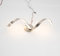 Spirale Wandleuchte LED Wandleuchte Wandleuchte für Flur Schlafzimmer Silber 60 * 11.3 * 11.5CM