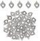 UNICRAFTALE 50 Stück Herzanhänger Tibetischen Stil Heiliges Anhänger Antikes Legierung Silber Schwarzes Anhänger Metall Herz Liebesanhänger Für DIY Halsketten Schmuckherstellung Charms Zubehör