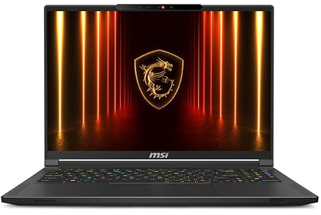 MSI Stealth A16 AI+ 16” 240Hz QHD+ OLED Gaming Laptop: AMD Ryzen AI 9 HX 370, NVIDIA Geforce RTX 5080, 32GB DDR5, 2TB NVMe SSD, Wi-Fi 7, Win 11 Home :Core Black A3XWIG-076US