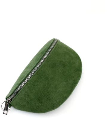 Ladies Girls Fashion Suede Effect Leather Bum/Waist Bag, Women's Sling Bag (Army Green)