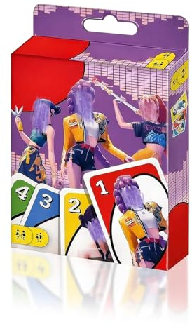YEJAHY K-P0P Kartenspiele 108 Karten für 2-10 Spieler ab 7 Jahren Buntes Kartenspiel für Erwachsene & Familienspiel für Reisen & Party Gesellschaftsspiele mit Anime-Thema