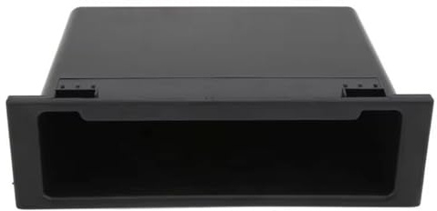 Car Radio Fascia Stereo Radio Storage Box Interior Dash Radio Organizer Single Din For Car Replacement Fit For MAZDA Front Panel Frame