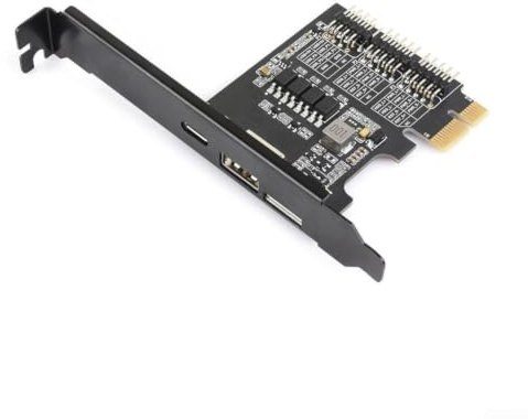 Placa de expansión Luckfox PicoKVM compatible con ranuras y cabezales USB para permitir operaciones de energía remotas