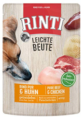 RINTI Leichte Beute Rind Pur + Huhn, 1 x 400g