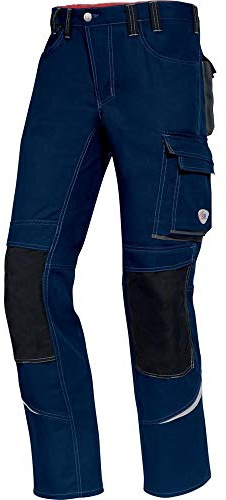 BP Comfort Plus 1803-720-110 Arbeitshose - Gummizug im Rücken - Bundfalten - Normale Passform - Größe: 54n - Farbe: nachtblau/anthrazit