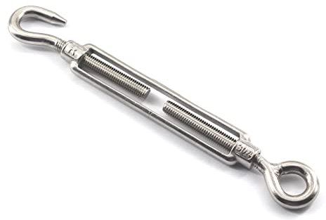 M10 Tensione a fune in acciaio inox 304 tenditore e tenditore a vite in acciaio inox (1 pezzi)