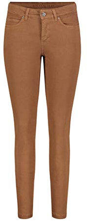 MAC Jeans Damen Dream Skinny Jeans, Bison Brown PPT, 34W / 30L