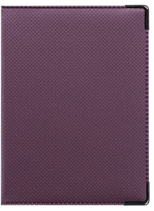 Color Pop Etui Cartes Couleur Prune - Fabrication française – en PVC - Cartes de crédit/fidélité/Visite - Toutes Cartes au Format Cartes de crédit - 24 Cartes – 14 x 10 cm