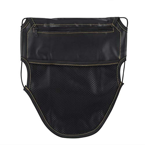 Dioche Motorrad Sitztasche, PU Leder Doppeltaschen, Aufbewahrungstasche unter dem Sitz für Motorrad und Roller zur Aufbewahrung von Kleinigkeiten, Geldbörsen, Dokumenten und Karten