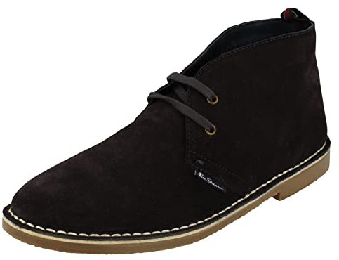 Ben Sherman Hunt BEN3044 S13 Herren-Schnürschuhe, Wildleder, Blau, blau, 44 EU