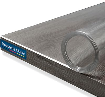 TEXMAXX pellicola trasparente per tavolo 2 mm con bordo smussato