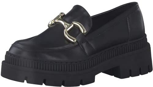 MARCO TOZZI Damen Slipper, Blockabsatz, weiches FEEL ME Fußbett, ideal für Business und Freizeit