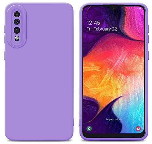 Cadorabo Hülle kompatibel mit Samsung Galaxy A50 4G A50s A30s Schutzhülle TPU Silikon Case Liquid Design mit Kameraschutz Slim Kratzfest Gummi Case Hülle für Galaxy A50 4G A50s A30s in Lila
