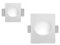 NCC-Licht Gips-Wandeinbauleuchte Rund klein 250x210x78mm Weiß max. 35W GU10 ohne Leuchtmittel