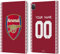 Head Case Designs Licenciado Oficialmente Personalizada Individualizada Arsenal FC Casa Equipaciones 2022/23 Carcasa de Cuero Tipo Libro Compatible con Apple iPad Pro 11 2020/2021 / 2022