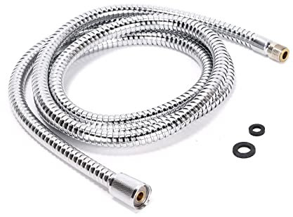 Ruimou Kitchen Faucet Pull Out Hose Stainless Steel Plated(M15&G1/2) 78inch Replacement Compatible with Grohe, Ladylux, EuroPlus, Alira