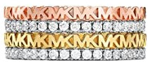 Michael Kors Premium Ring Dreifarbig Sterlingsilber für Damen MKC1582AN998;6