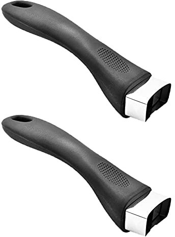 ZaishunNT 2 Pcs Pot Handle Bakelite Grip Long Replacement Handle with Screw for Kitchen Saucepan Pan Cookware