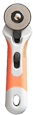 TopHomer Rotary Cutter, Comfort Soft Grip Rotary Cutter, Cutting Wheel for Crafting Sewing Quilting