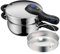 Perfect Plus One Pot Schnellkochtopf-Set mit Dampfgareinsatz, 4,5 und 3,0 Liter, stapelbar