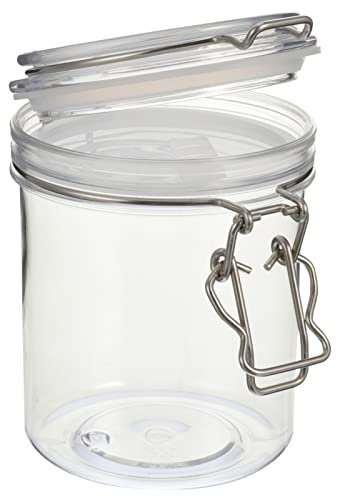 Milisten Frasco Sellado Tarro De Frutos Secos Botes Sellados Bote Con Tapa Abatible Tarro De Miel Tarro De Conservas Hermético Recipiente De Comida Hermético Lata De Cafe El Plastico Sello