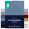 Dreamzie Premium Spannbettlaken 200x200 cm, Spannbetttuch für Dicke Matratzen bis zu 27 cm, Bettlaken 100% Jersey Baumwolle, 150 g/m², Oeko-TEX Zertifiziert - Blau