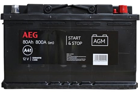 AEG Batterie Voiture 12V AGM -A41-80Ah / 800A - L4