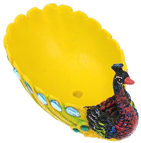 BESPORTBLE 3 STK Pfau Blumentopf süße Blumentöpfe dekorativer Pflanzer bürodeko büro Dekoration Links Vase Pflanzgefäß aus Harz Blumentopf aus Kunstharz auf den Boden Fallen schmücken Teller