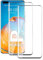 2 Pezzi Pellicola Vetro Temperato per Huawei P40 Pro, 3D Curved Edge to Edge, Durezza 9H, Antiurto Antigraffio, Senza Bolle, Facile Installazione