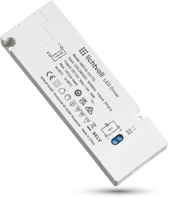 Lichtvoll LED Trafo 230V auf 12V 18W 1.5A - Treiber, Transformator, Netzteil - Kein Transformator-Rauschen