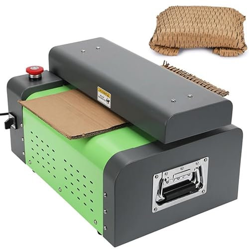 KJHYYPP Papierwaben-Verpackungspolstermaschine, Abfallbox, Pappe, Kraft-Expanding-Pad-Shredder-Schneider, Verwandelt Karton In Verpackung