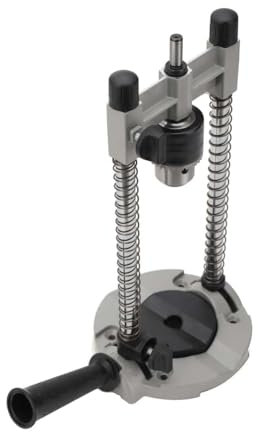 TABODD Einstellbarer Winkel Bohrständer für 43MM Handbohrmaschine, 45 60 75 90° Bohrhilfe, 14 * 29 CM Ständerbohrmaschine Bohrhilfe Senkrecht Bohren Metallmaterial Bohrständer für Bohrmaschine