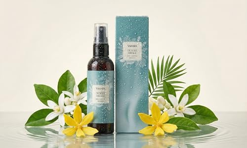 VAHARA Luxury Linen & Room Spray – Long-Lasting Water-Based Home Fragrance with Essential Oils – Non-Toxic Air Freshener (Desert Mirage)