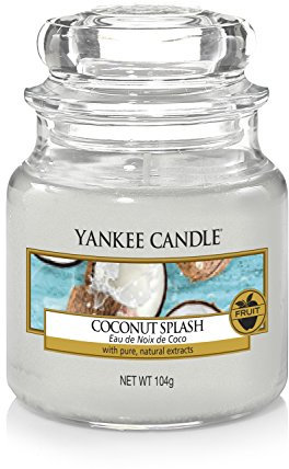 Yankee Candle Duftkerze im Glas (klein) | Coconut Splash | Brenndauer bis zu 30 Stunden